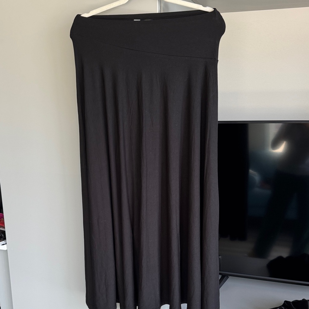 Madewell Black Maxi Skirt